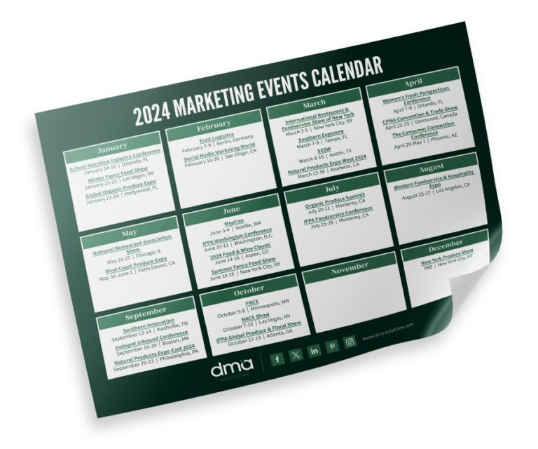 Marketing Events Calendar DMA Solutions