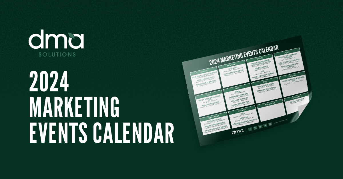 Marketing Events Calendar DMA Solutions